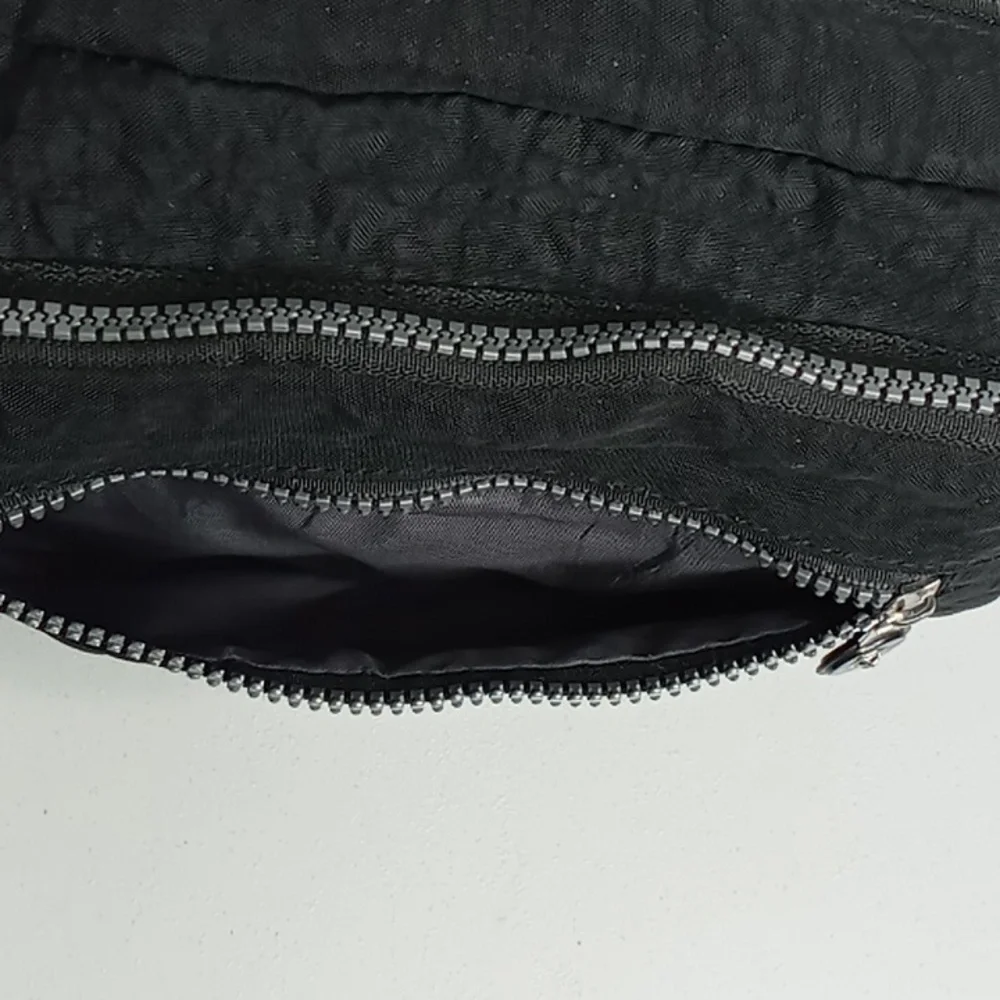 SPORT - Black Crossbody/Fanny Pack- Black Water Resistant - Large Travel Size